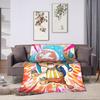 Tony Chopper Flannel Blanket Winter Anime Warm Bedding Throws for Kids Adult Couch Bed Fluffy Bedspread Sofa Bed Cover