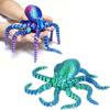 with Flexible Joints Octopus Figurine 3D Printed Animal Table Ornament New Squid Toy