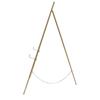 2 Pack Easel Stands Floor Easel Foldable Display Stand Height Adjustable Gold Easel Stand for Weddings Shops Exhibitions