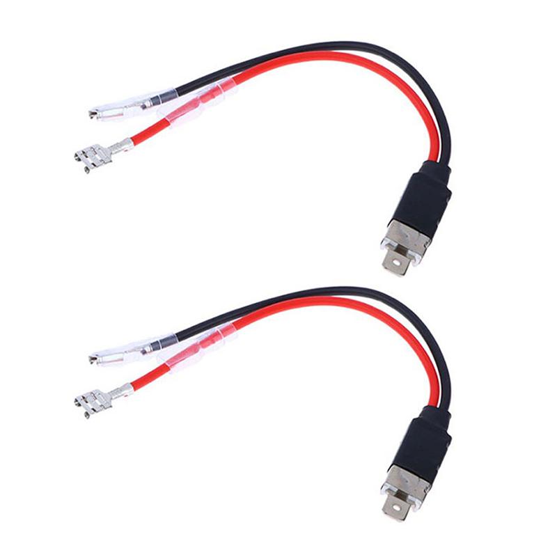 2Pcs Led H1 Replacement Single Converter Wiring Connector Cable Conversion