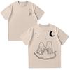 Deftones Rock Band Cotton Tee Deftones Ghosts Cream T-Shirt Hip-hop Rock Women Men Streetwear Fashionable Short-sleeved Clothing