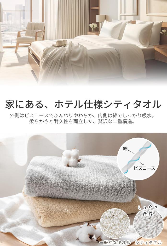 AIFY City Towel Face Towel Durable Hotel Gentle On Ideal for New 34 X Navy 4-Piece Set Thick, Fluffy, Quick-Drying, Absorbent, Cotton, Quality,