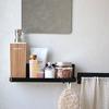 Yamazaki Tower Magnetic Bathroom Rack Wide, 28 x 8.5 x 8cm, White, 9776