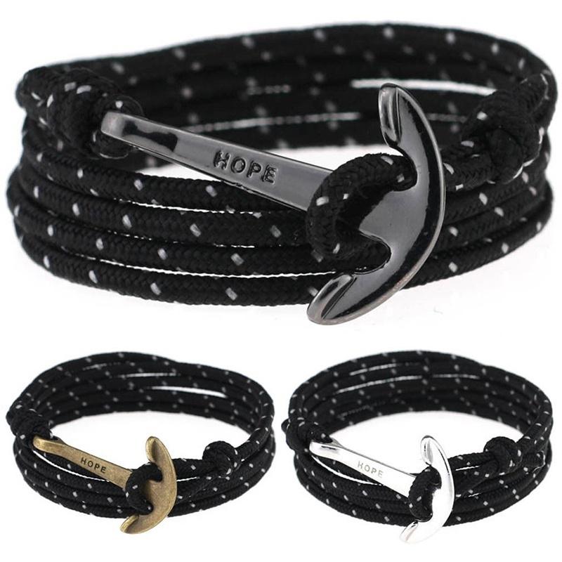 New Anchored Designer Handmade Bracelet Unisex Classic Retro Glamour Weaving Bracelet Best Christmas