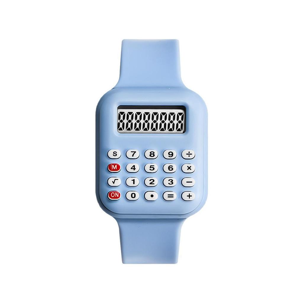 Multifunctioneel Mini Rekenmachine en Datum-Tijd Elektronisch Horloge voor Studenten en Kinderen