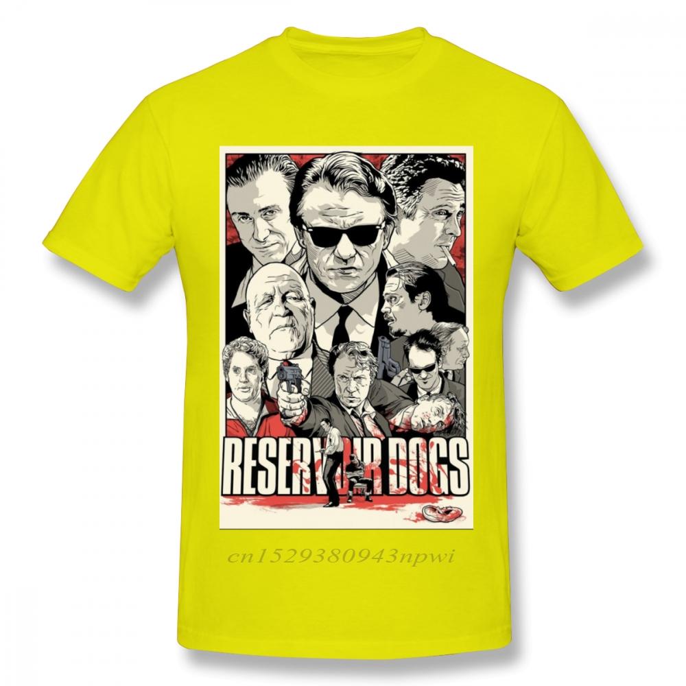 Fashion Street Guys Tops  Tees Swag 100 Cotton Camiseta Shirt Movie Reservoir Dogs T Shirt Unisex Round Neck XS3XL T Shirt