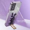 For Samsung Galaxy A13 4G/5G Anti-Scratch Phone Cover Electroplating PC+TPU Phone Case with Kickstand