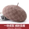 New Fashion Autumn and Winter Pumpkin Hat 100% Pure Wool Women's Fashion Woolen Hat Winter Warm Wool Hat