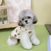 Pet Vest Small Dog Clothes Cat Autumn Winter Bear Pattern Warm Comfortable Baby Cotton Vest Teddy Bechon Small Dog Clothes