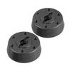 Aluminium Alloy Front Wheel Hex Hub Adapter for Axial  Rock Racer 90026 RC Car (Black)