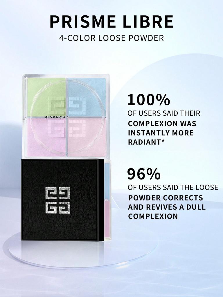 Givenchy Prisme Libre Loose Powder | Matte, 4-in-1 #1 Mousseline Pastel 4x3g