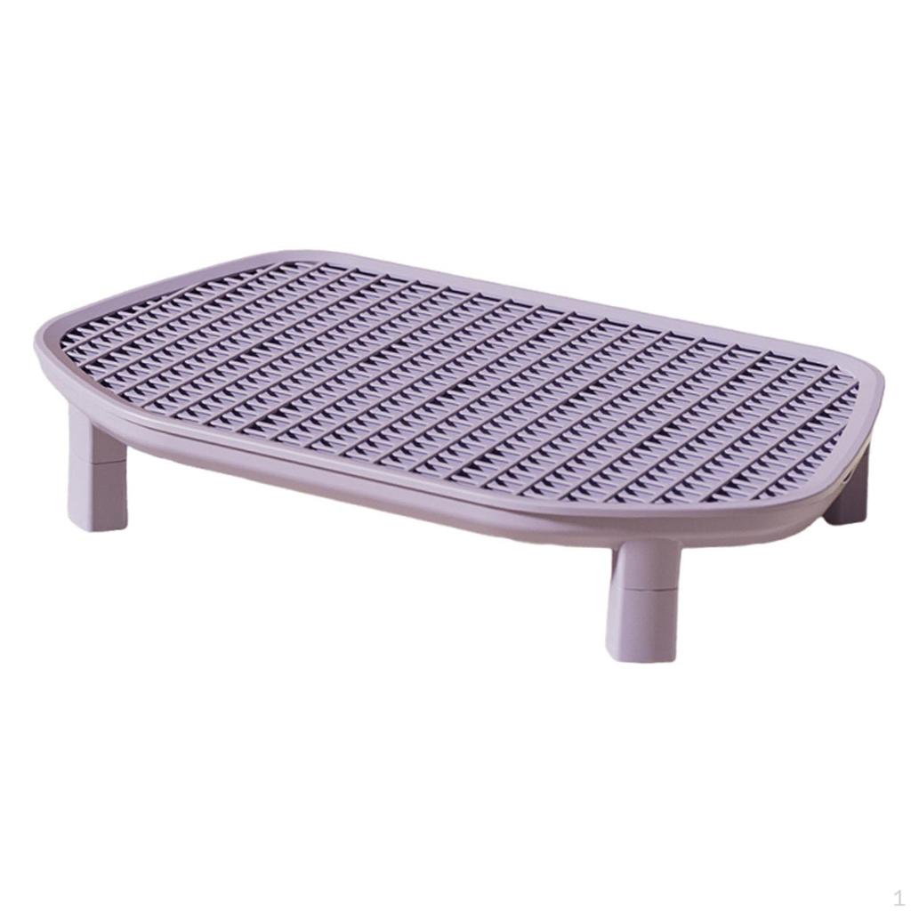 Katzenstreu-Auffangmatte Premium Professionell Leicht zu Reinigen Reduziert das Heraustragen Langlebigkeit