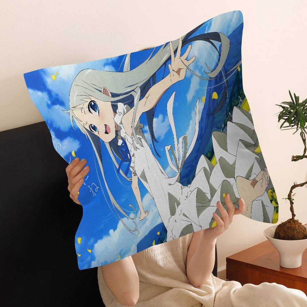 Anime Healing A-Anohana Pillow Cover Sofa Cushion Cover Home Room Decoration Children Gift