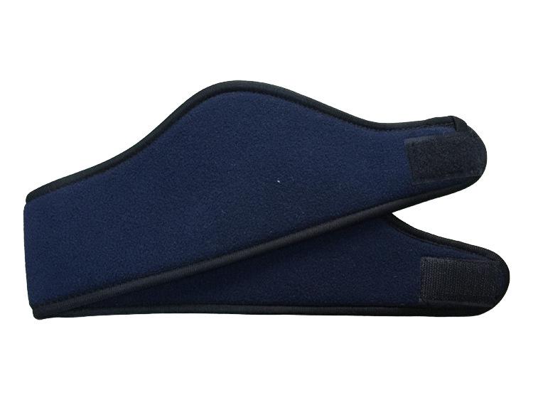 Double Layer Fleece Embroidered Ear Warmer Headband