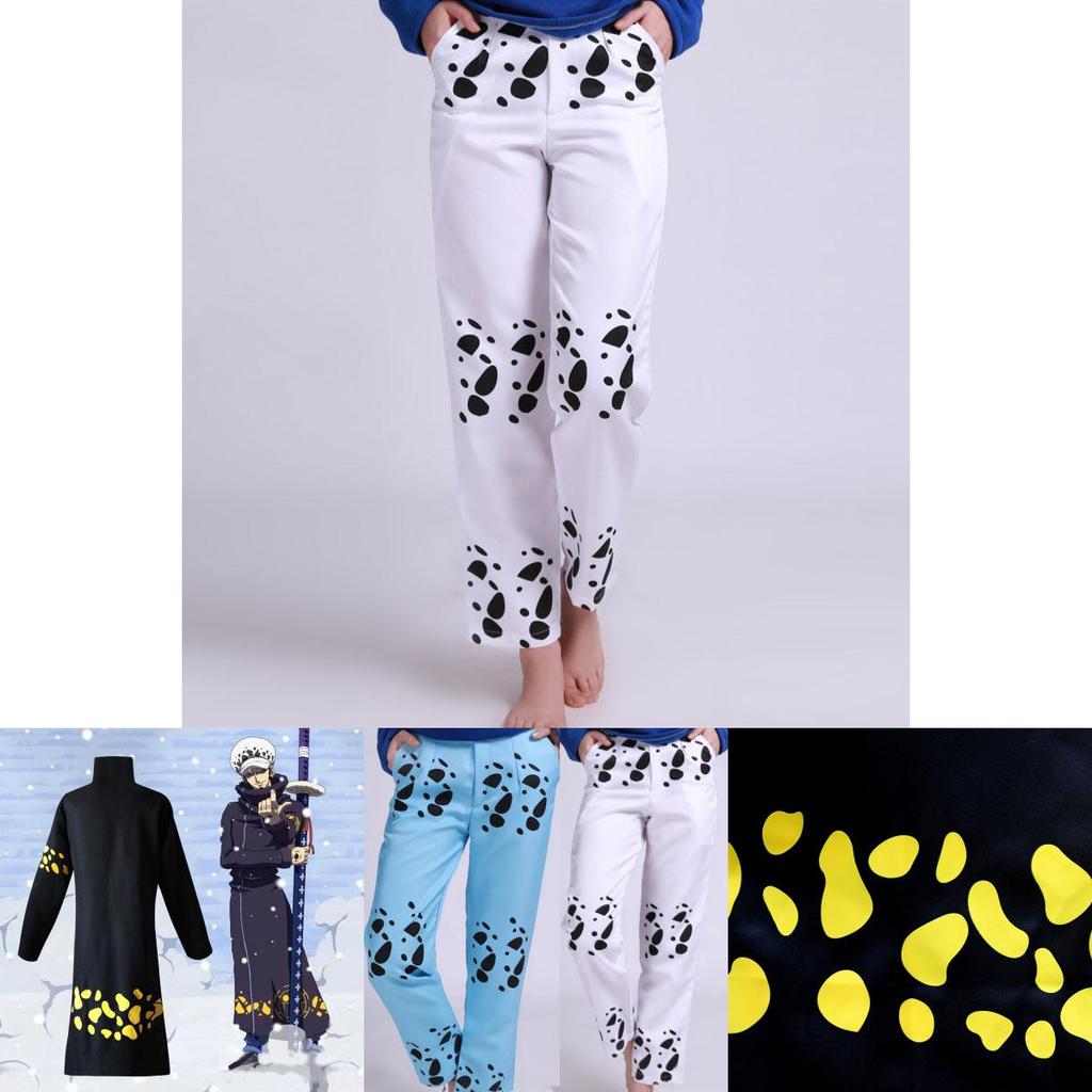 Stylish One Piece Trafalgar Law Cosplay Outfit Featuring Cloak Pants And Hat