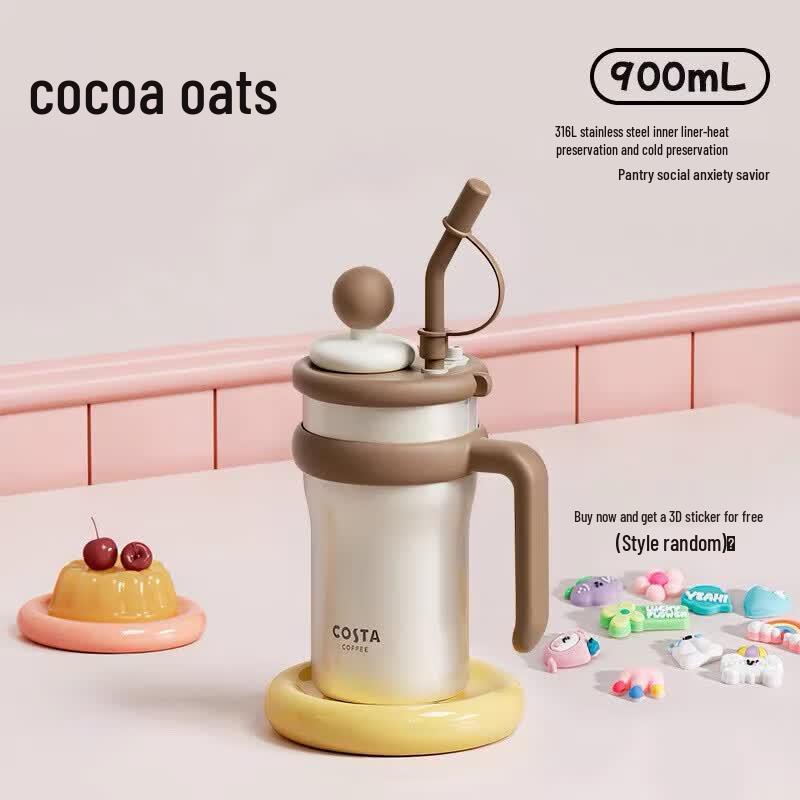 COSTA Jumbo Lucky Insulated Straw Tumbler
