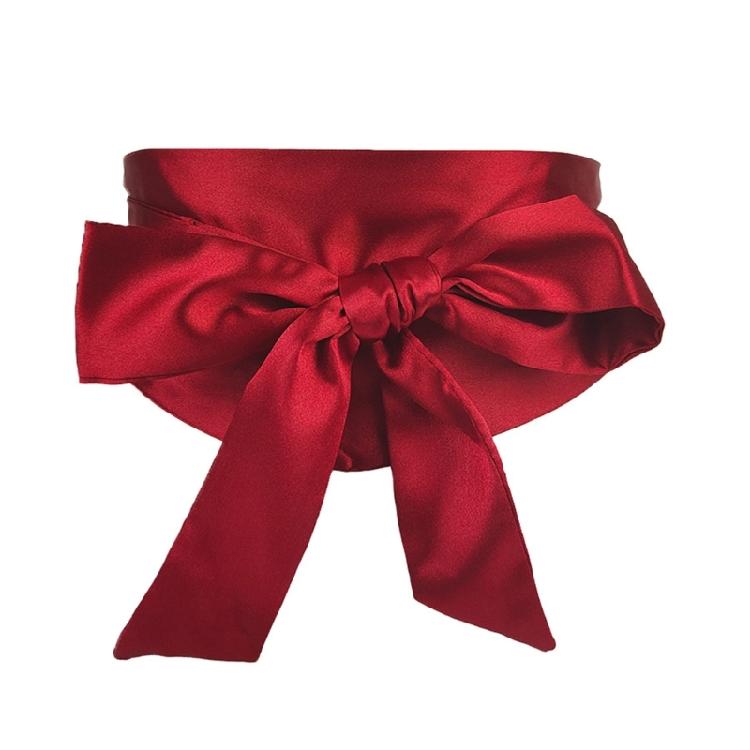 

Girl Under Bust Corset with Bowknot Closure Lift up Coat Slimming Waist Supplies 1 червоний