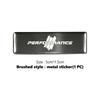 Metal Car Emblem Logo Decorative Stickers Badge Decal Interior For BMW M Performance Alpina M3 M5 M6 X1 X3 X4 X5 G20 bzcp38