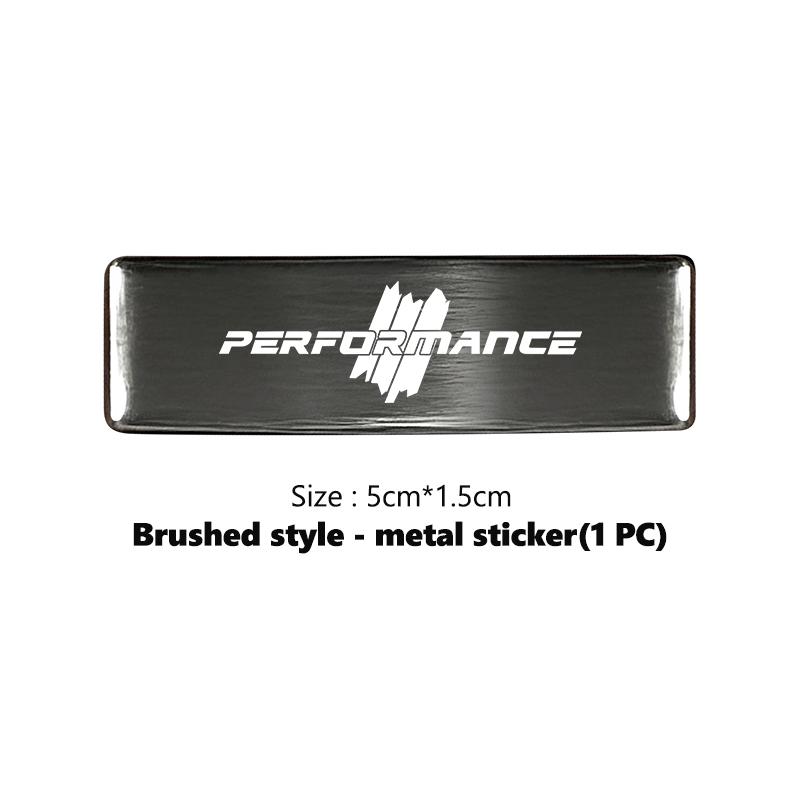 Metal Car Emblem Logo Decorative Stickers Badge Decal Interior For BMW M Performance Alpina M3 M5 M6 X1 X3 X4 X5 G20 bzcp38