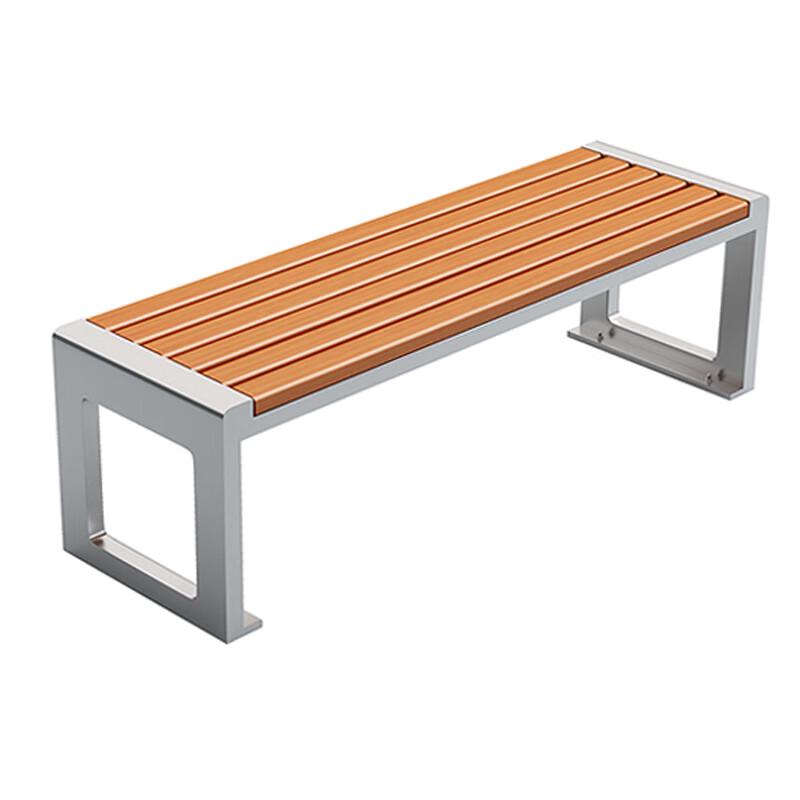 WEZHO Stainless Steel Outdoor Park Bench