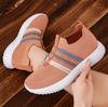 New Fashion Women Sneakers Mesh Breathable Sports Shoes Slip on Flat Anti-slip Woman Walking Shoes Casual Sneakers