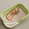 Large Open Top Semi-Enclosed Cat Litter Box with Scoop Easy Clean Odor Control for Home Apartment Hotel Farmhouse Living Room