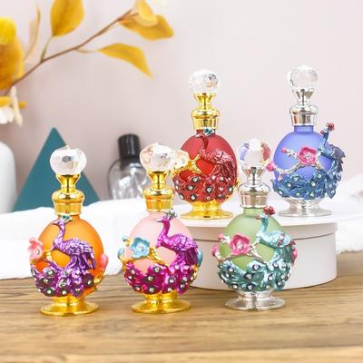 Luxusní lahvička s kapátkem na esenciální oleje 15ML/25ML Prázdná lahvička na parfém Dávkovač parfému Ruční výroba