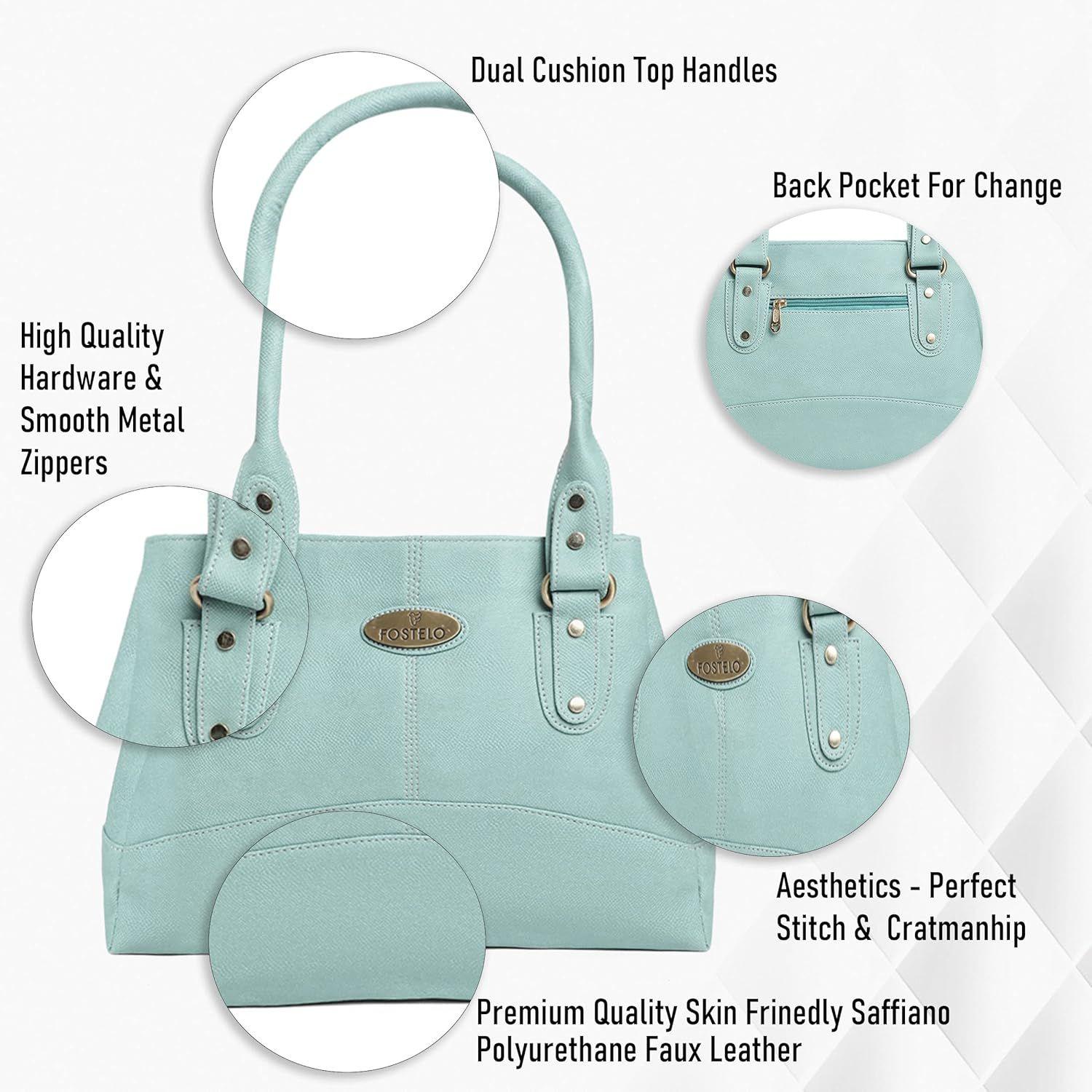 Женская сумка Catlin из искусственной кожи (большой) 9 x 14 x 4 in светло-серый — фото 8