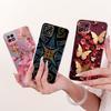 Clear For Oppo A73 5G CPH2161 Phone Case For Oppo A73 5G Cover Aesthetic Luxury Cute Cat Fashion Butterfly Funny Painted Casing