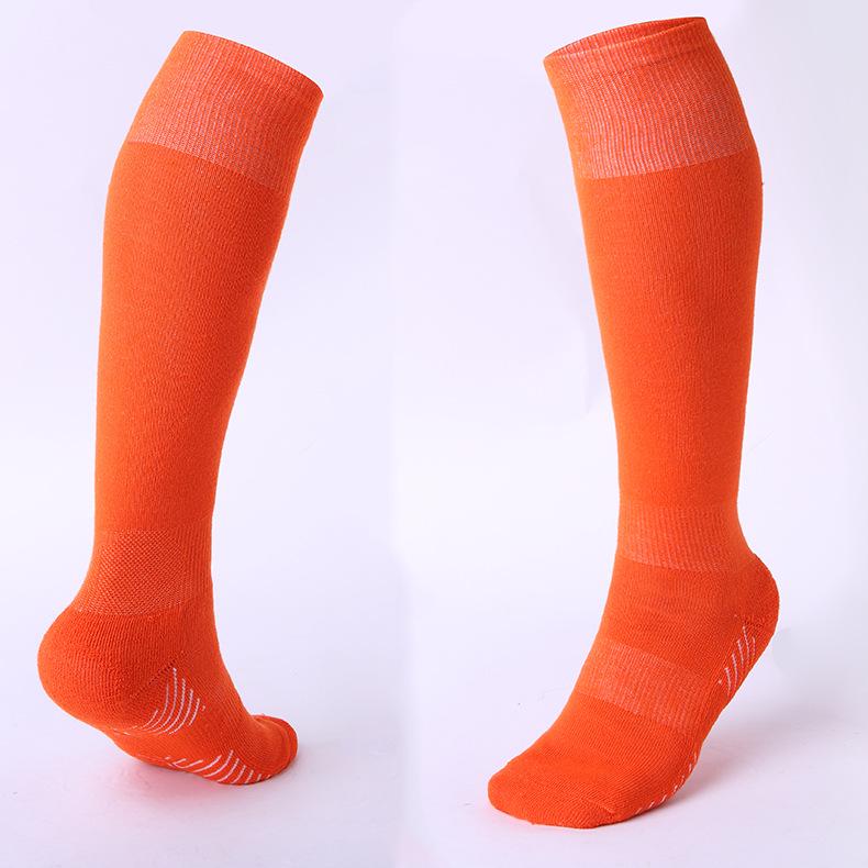 Children's Long Sports Socks: Thick Terry, Breathable, Sweat-Absorbent, Non-Slip, Wear-Resistant Football Socks