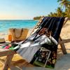 Cristiano Ronaldo Beach Towel Super Soft Microfiber Quickdry Fabric Comfortable Lightweight
