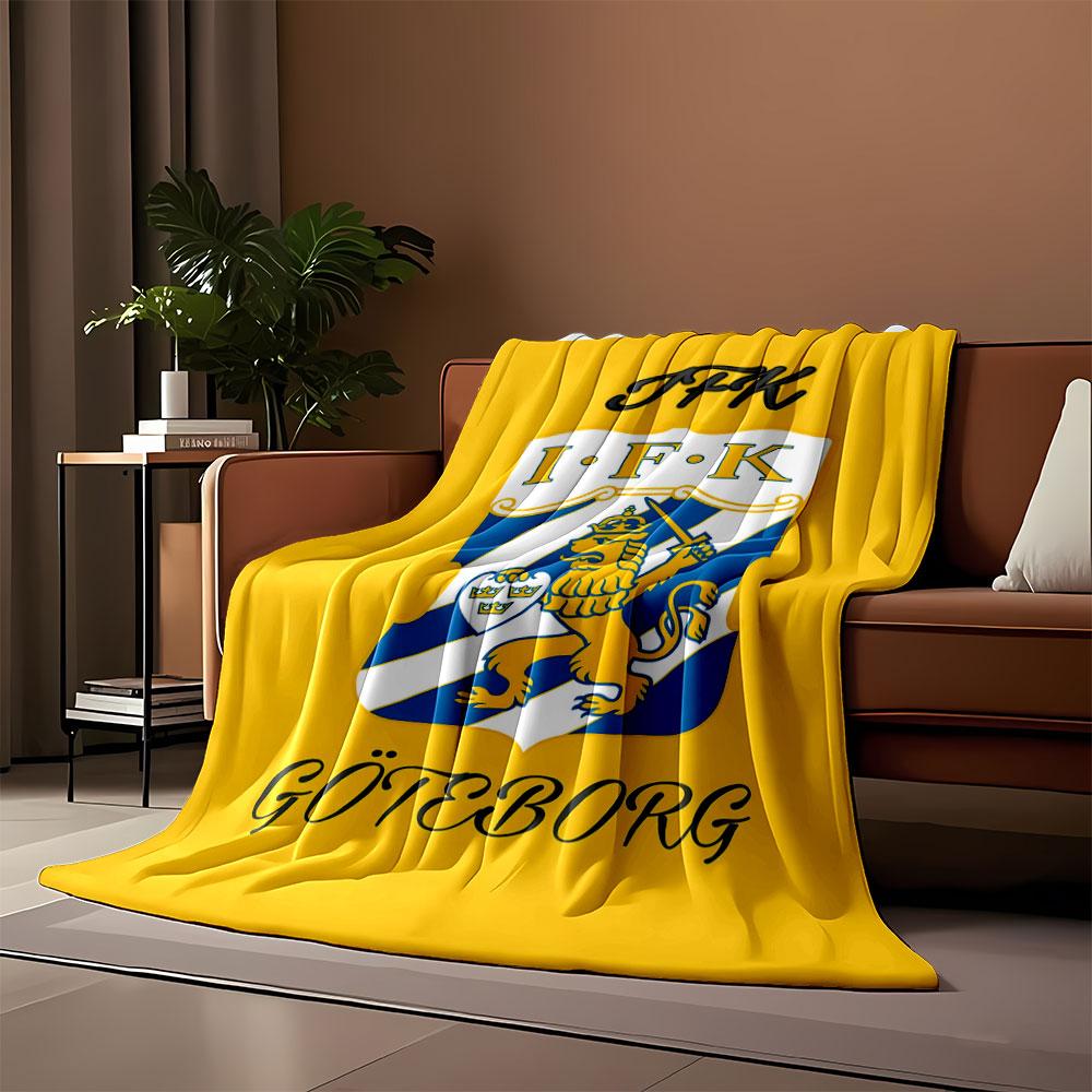 IFK Göteborg Emblem Blanket print blanket soft and cozy perfect for the living room bed sofa or a nap,gift