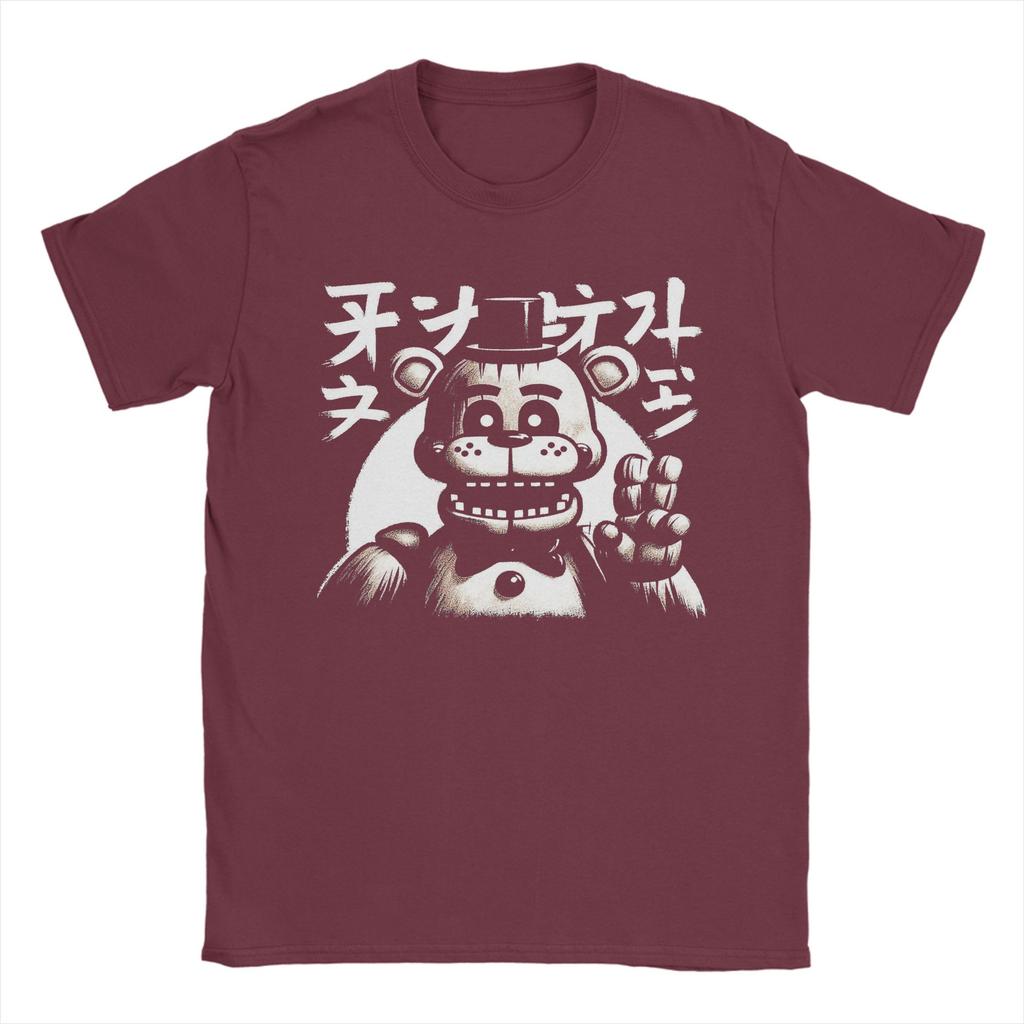 Vintage Fnaf Japan Springtrap Five Nights At Freddys Tshirt Unisex Round Neck Cotton T Shirt Short Sleeve Tee Shirt Gift Tops