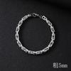 Bracciale da Uomo in Acciaio Inossidabile Semplice Prepotente Punk Alto Senso Cubano Acciaio al Titanio Bracciale Gioielli da Uomo