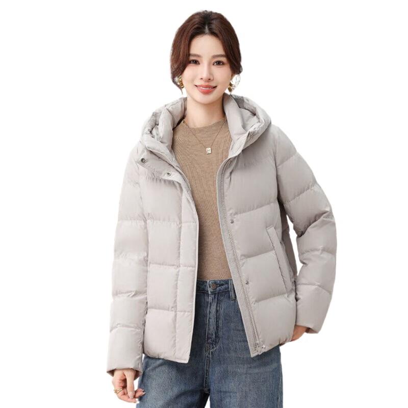 XueZhongFei Women's Winter Hooded Down Jacket X2501421002F