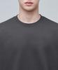 MUSINSA STANDARD Flat Terry Oversized String Sweatshirt [Gunmetal]
