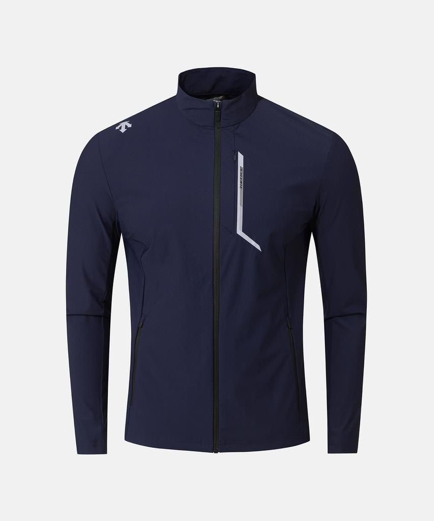 Descente Cooling Tricot Stand-Neck Training Jacket Dark Navy Sr313Tft71