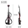 IRIN 4/4 Electric Smart Violin Fiddle Carbon Fiber Pro Electric Silent Violin With Shoulder Rests Headphones Audio Cable