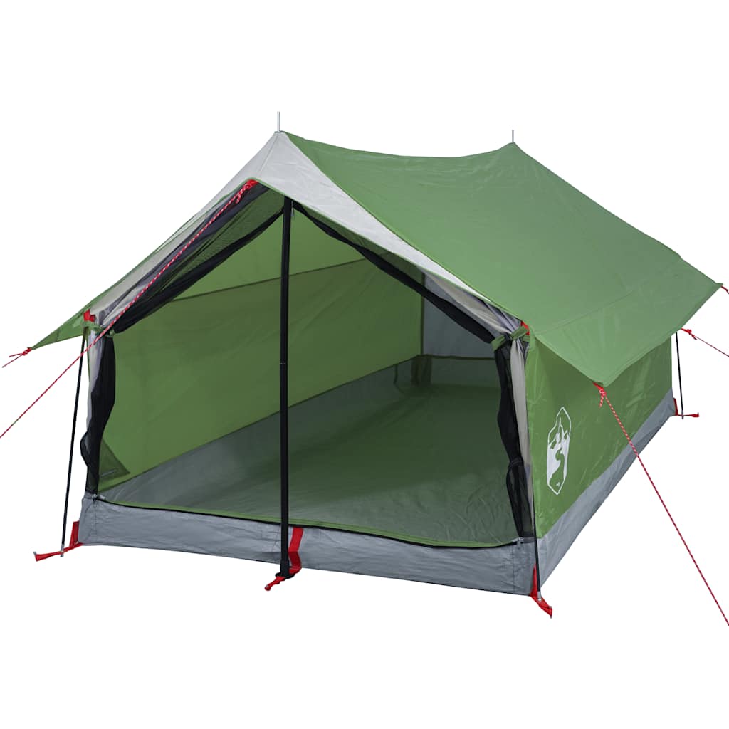 2 Person Camping Tent Green Waterproof