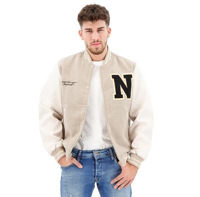 Jack & Jones College Wool Blend Bomber Jacket