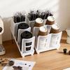 Detachable Design Disposable Cup Holder Single/Double Row Coffee Cup Storage Rack  Bar Counter