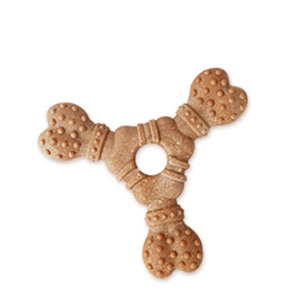 Bone-Like Shape Dog Teething Toy Natural Non-Toxic Imitation Bone Dog Toy Small Dogs