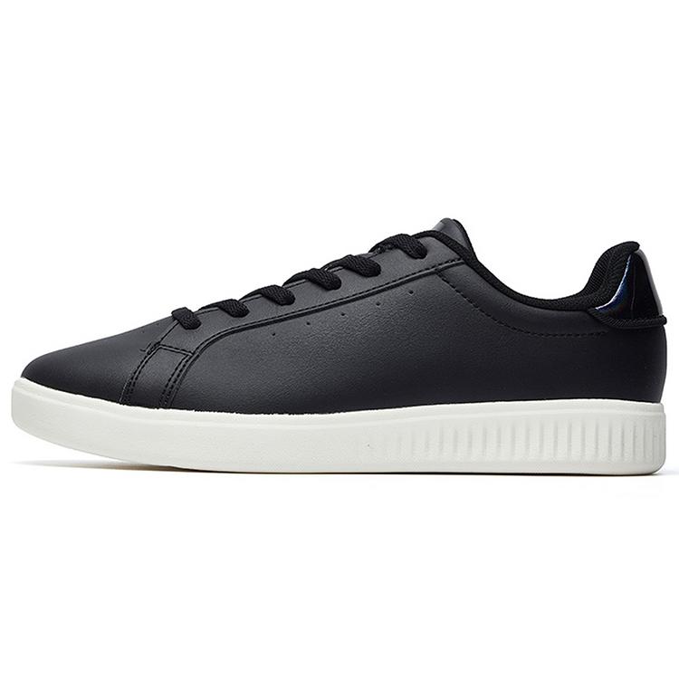 Anta Lightweight Low top Skateboard Shoes Women's Black White 122038062-3