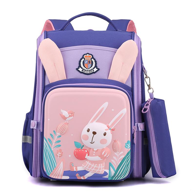 Women's Super Light Ridge Protection Schoolbag New Men's Burden-reducing Space Wide All In One Elementary School Children's Backpack