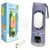 Rechargeable portable electric juicer cup, suitable for home use. Also applicable for camping. Fruit and ice juice making cup.