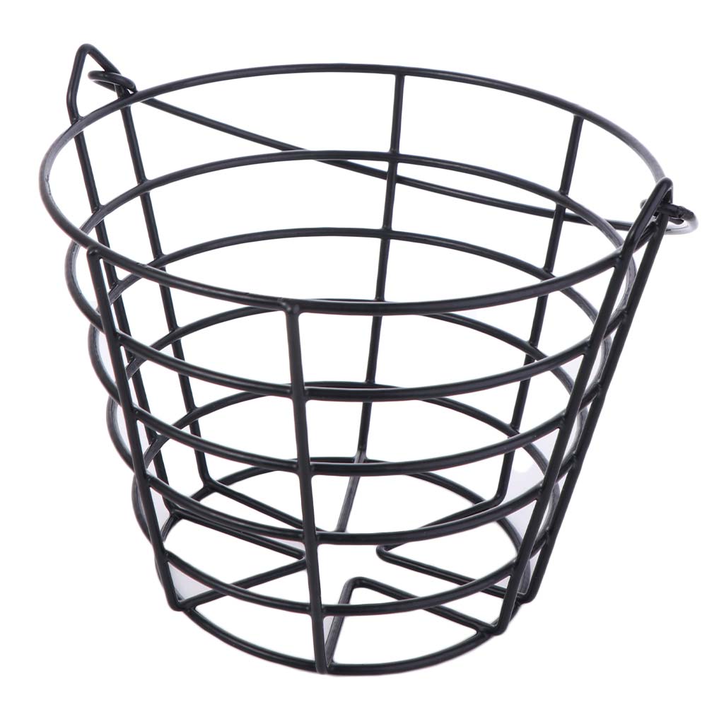 Metal Wire Golf Ball Basket With Handle Golfing Balls Storage Home Organization
