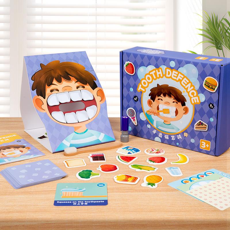 

Детская стоматологическая симуляция, модель полости рта, набор доктора, ролевая игра, детская забавная головоломка, интерактивная игрушка для родителей и детей