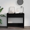 VidaXL Table console Noir 89 × 41 × 76.5 cm Acier
