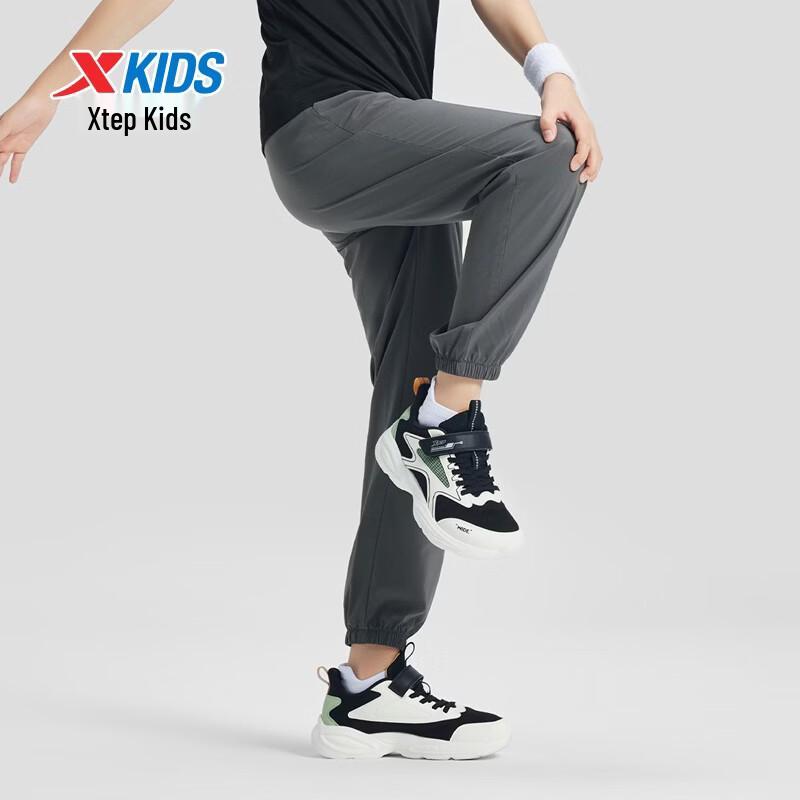 XTEP Youth Unisex Lightweight Woven Sports Pants