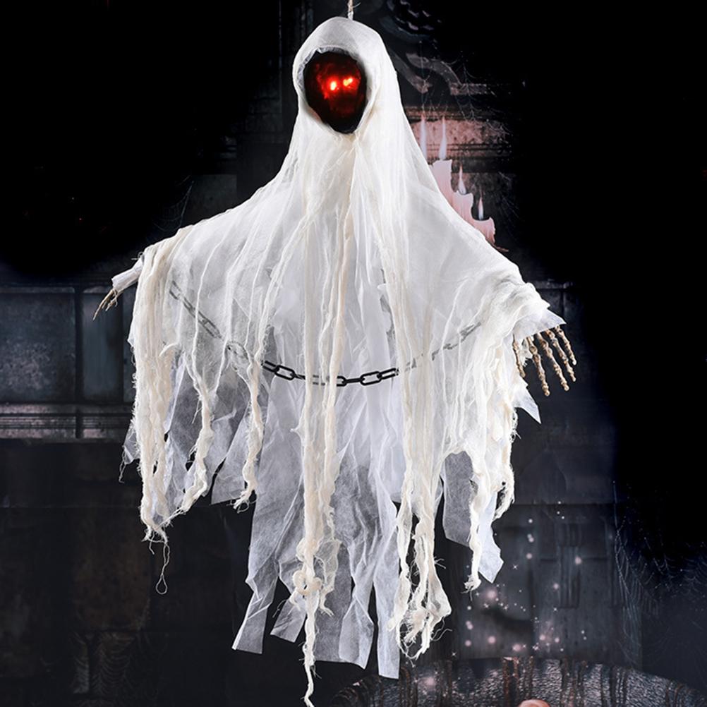 1pc Hanging Ghost Electric Scary Shaking Props Without Battery for Haunted House